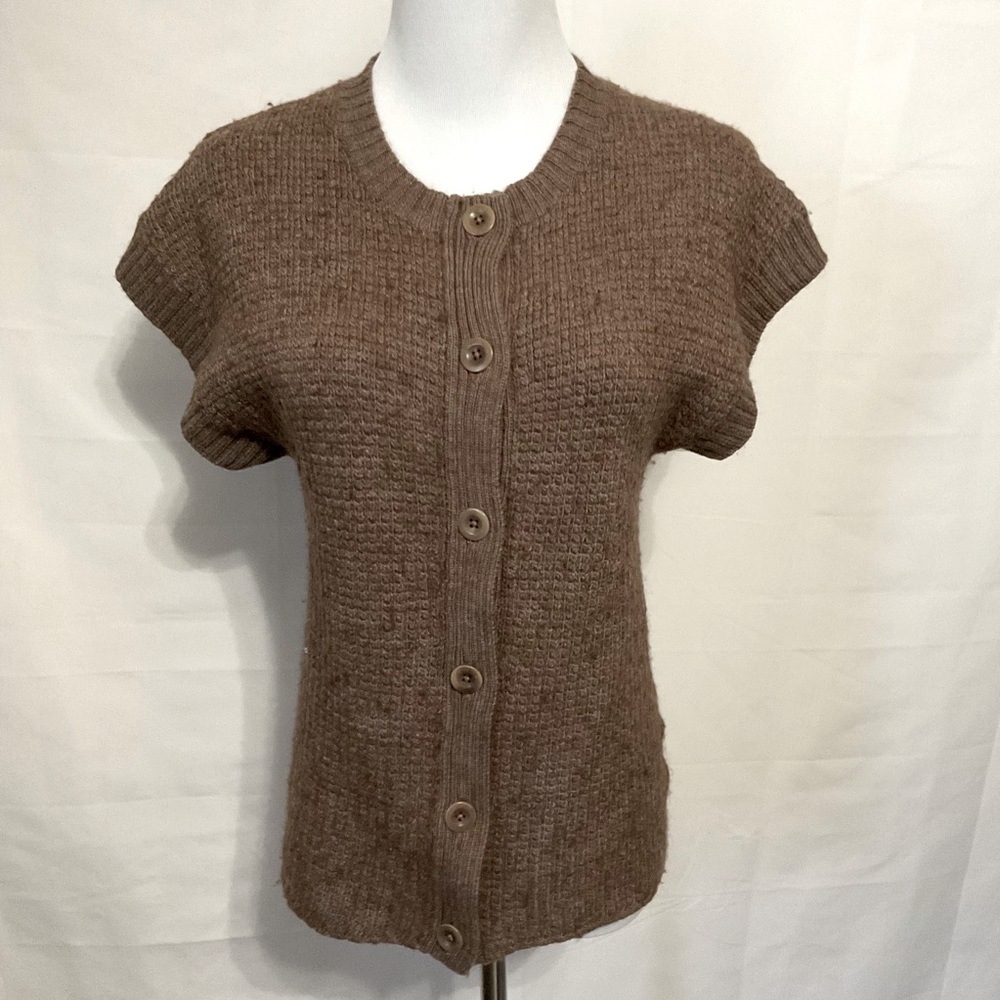 Gap Wool and Alpaca blend button front sweater vest or top Size Medium